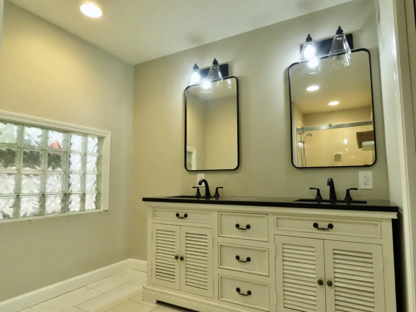 Fairhope-Bathroom-Remodel-Modern-Custom-Vanity-Sink Fairhope-Bathroom-Renovation-Before-Update-Local-Contractor
