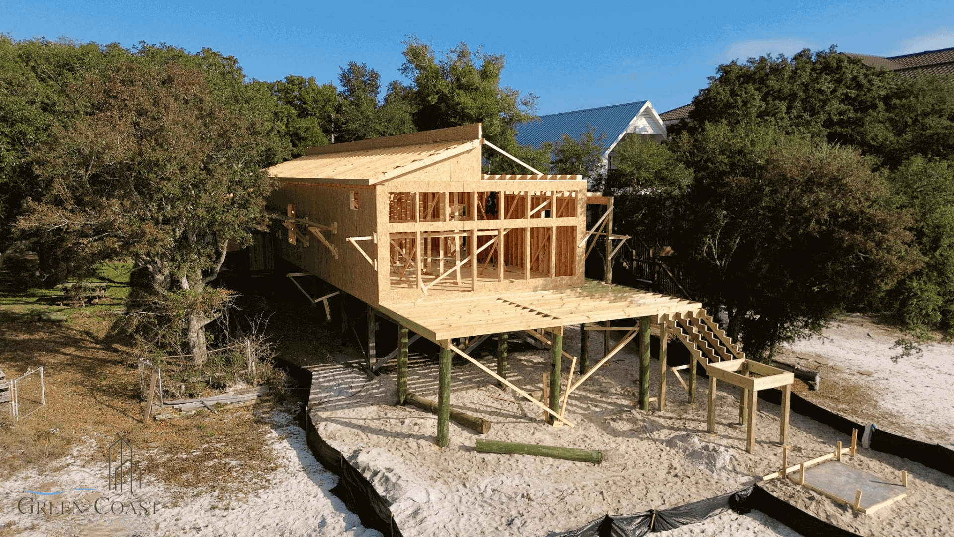 Deck-Beachfront-Framing-Construction Deck-Beachfront-Framing-Construction